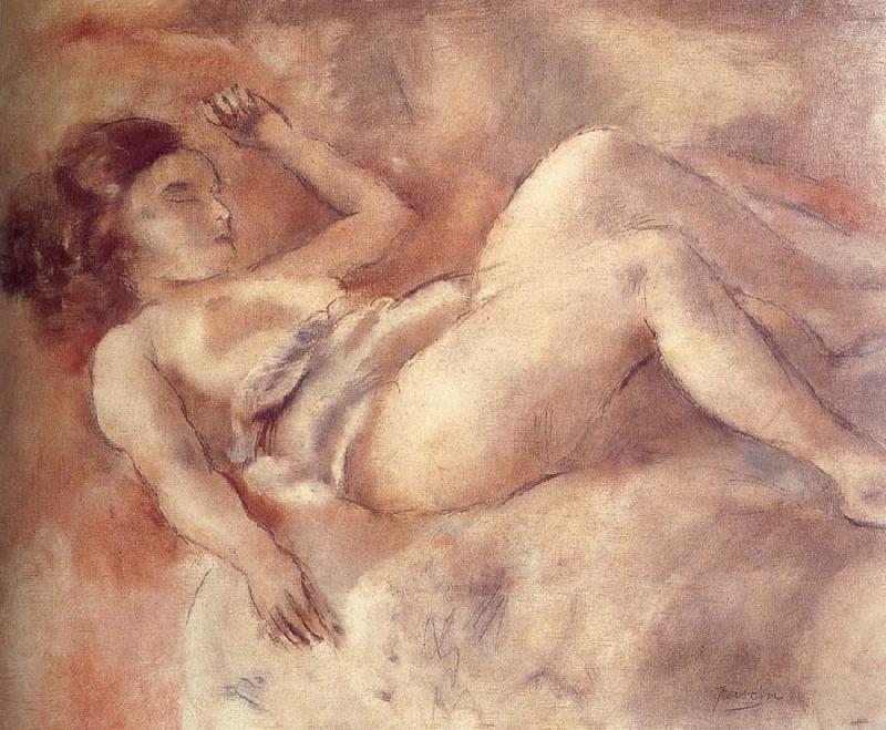 Jules Pascin Nude of sleep like a log